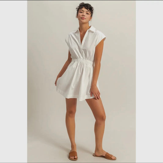 White Flirty Dress