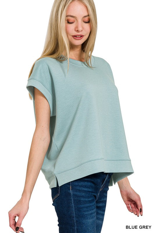 BLUE-GRAY SHORT SLEEVE