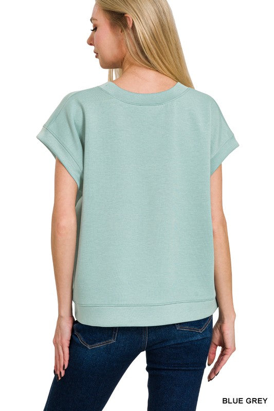 BLUE-GRAY SHORT SLEEVE