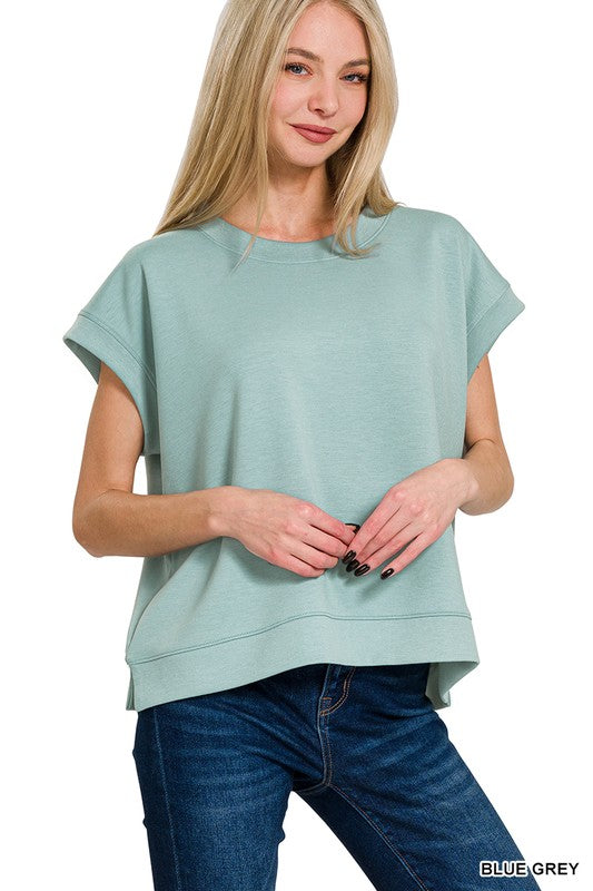 BLUE-GRAY SHORT SLEEVE