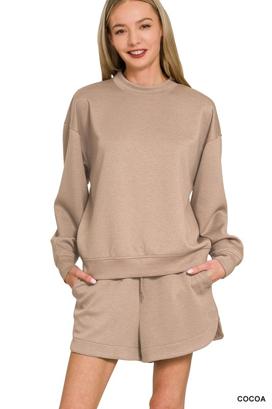 SCUBA PULLOVER & SHORTS SET