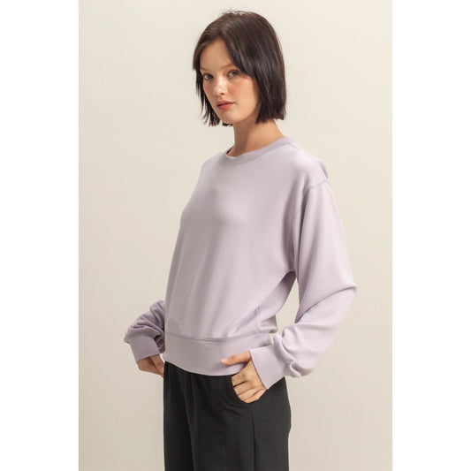 Relaxed Long Sleeve Sweatshirt