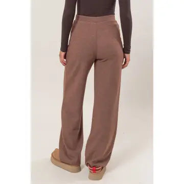 High-Waist Straight-Leg Pants